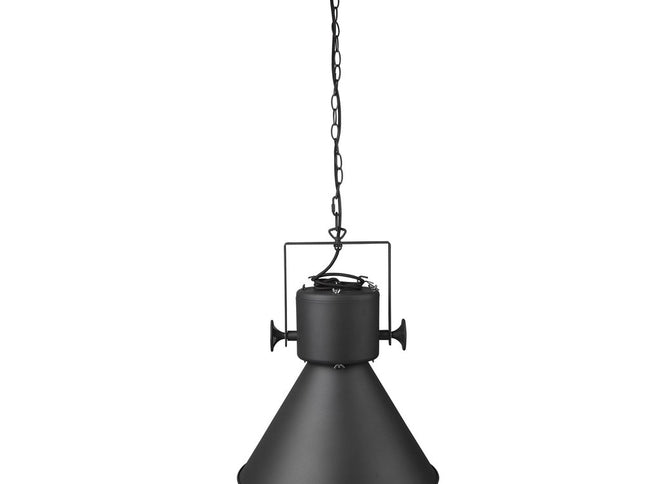 Crew 1-Light Matte Black Pendant