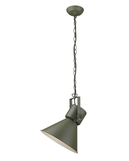 Crew 1-Light Green Pendant