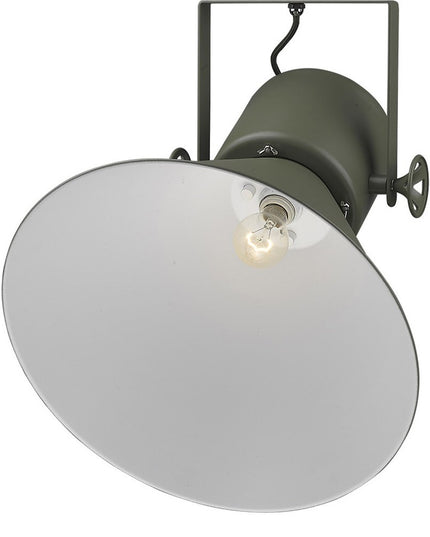 Crew 1-Light Green Pendant