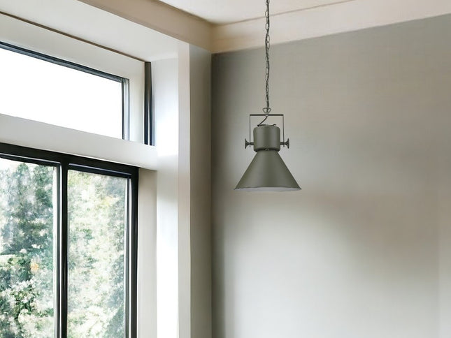 Crew 1-Light Green Pendant