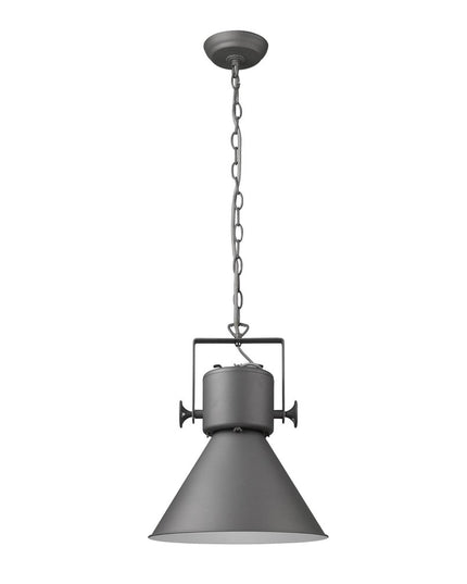 Crew 1-Light Gray Pendant
