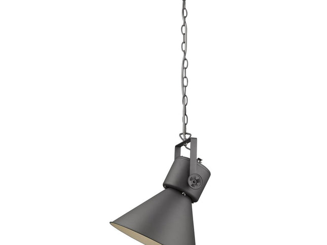 Crew 1-Light Gray Pendant