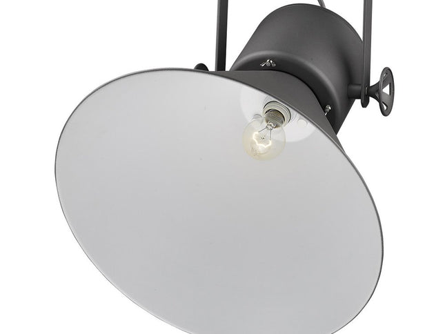 Crew 1-Light Gray Pendant