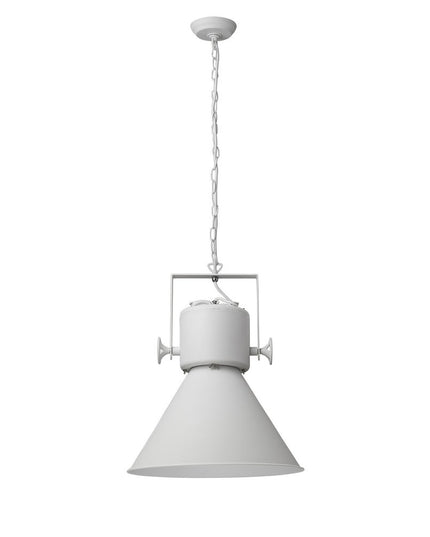 Crew 1-Light White Pendant