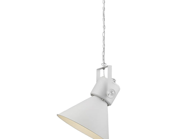 Crew 1-Light White Pendant