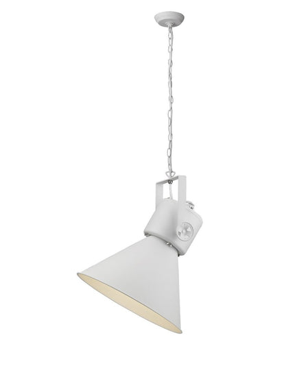 Crew 1-Light White Pendant