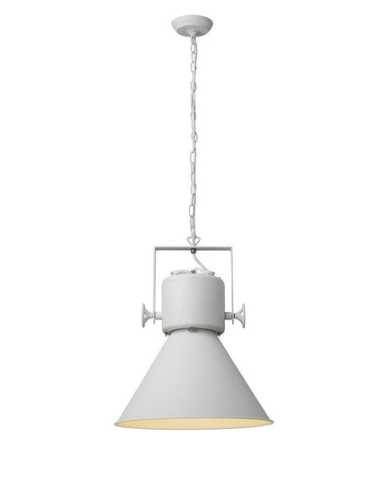 Crew 1-Light White Pendant