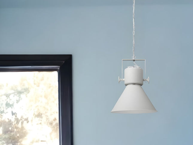 Crew 1-Light White Pendant