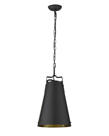 Faza 1-Light Matte Black Pendant
