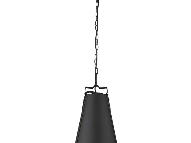 Faza 1-Light Matte Black Pendant