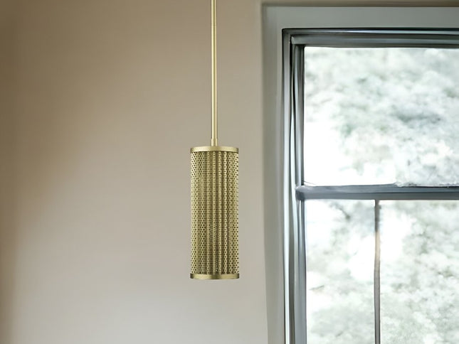 Basetti 1-Light Gold Pendant
