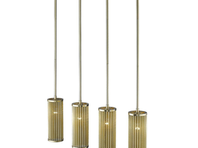 Basetti 4-Light Gold Pendant
