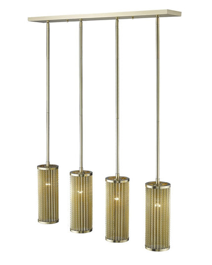 Basetti 4-Light Gold Pendant