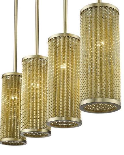 Basetti 4-Light Gold Pendant