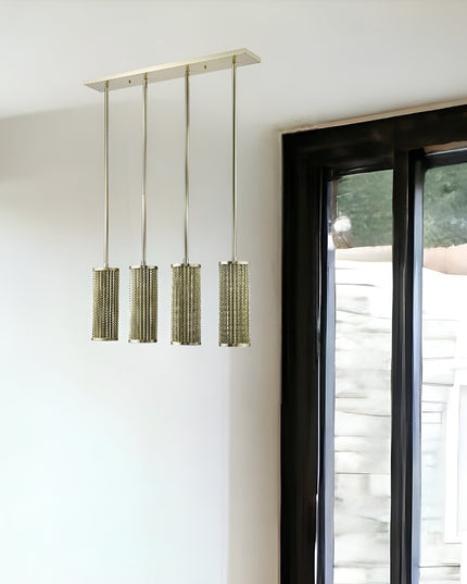 Basetti 4-Light Gold Pendant