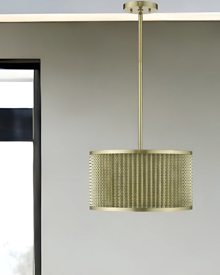 Basetti 4-Light Gold Convertible Pendant
