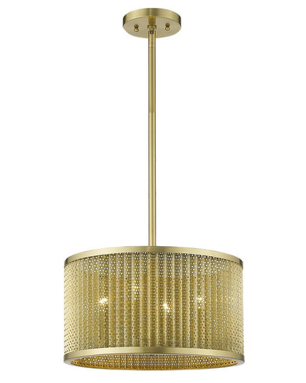 Basetti 4-Light Gold Convertible Pendant