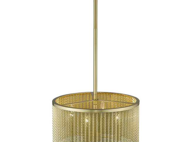 Basetti 4-Light Gold Convertible Pendant