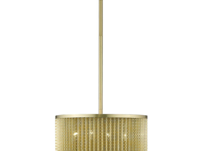 Basetti 4-Light Gold Convertible Pendant