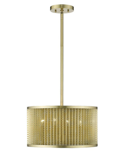 Basetti 4-Light Gold Convertible Pendant