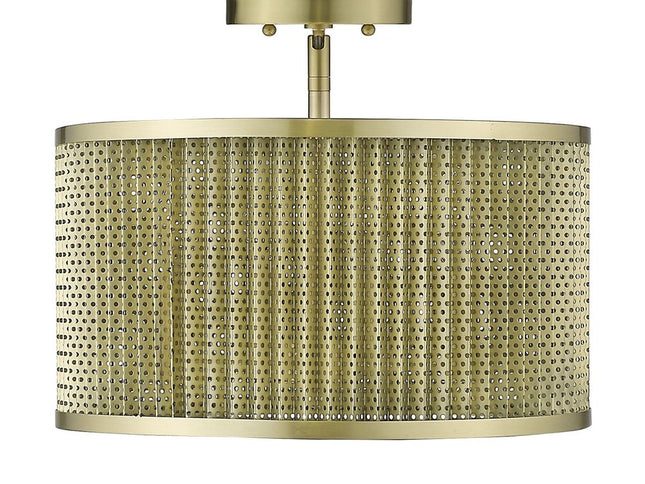 Basetti 4-Light Gold Convertible Pendant