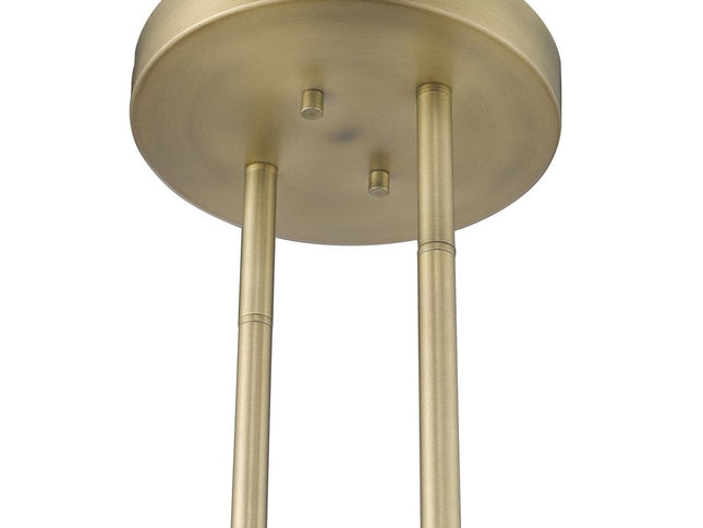 Perret 2-Light Aged Brass Pendant