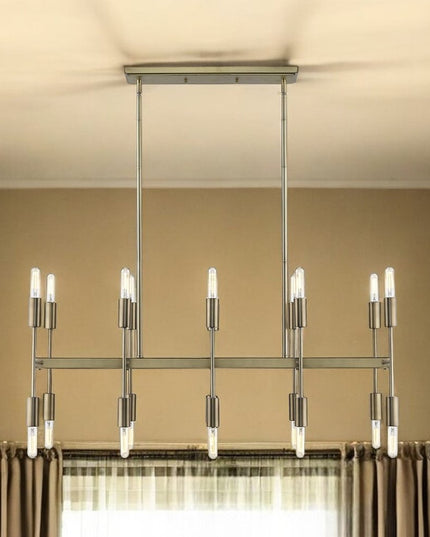 Perret 20-Light Aged Brass Island Pendant