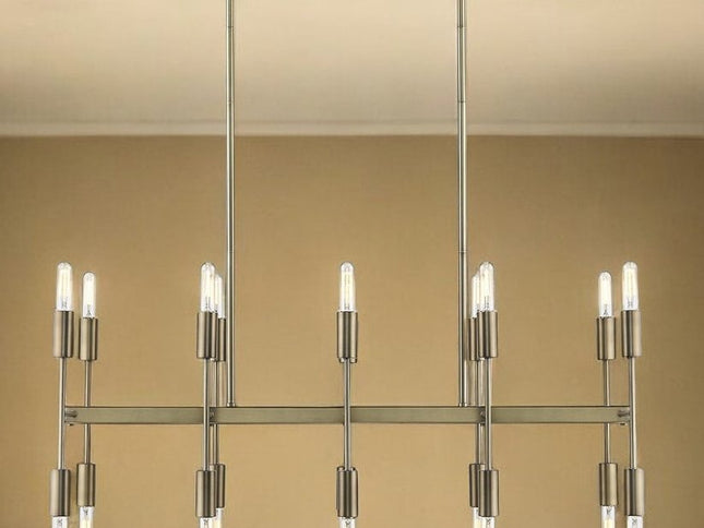 Perret 20-Light Aged Brass Island Pendant