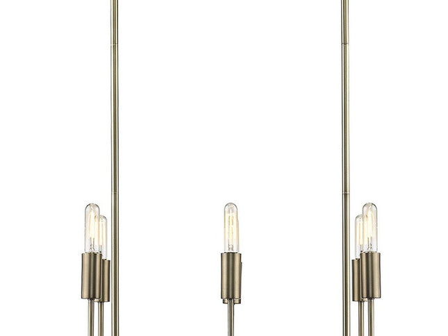 Perret 20-Light Aged Brass Island Pendant