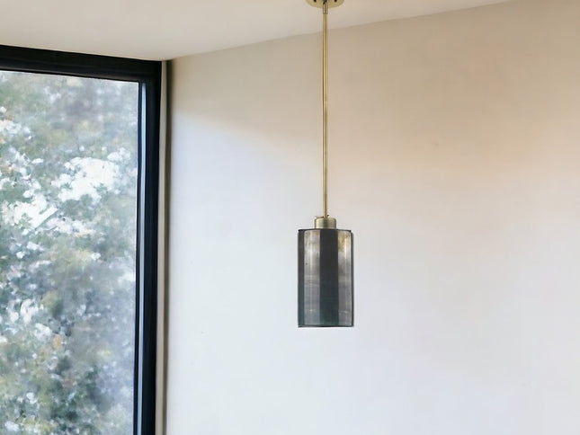 Monet 1-Light Brass Pendant