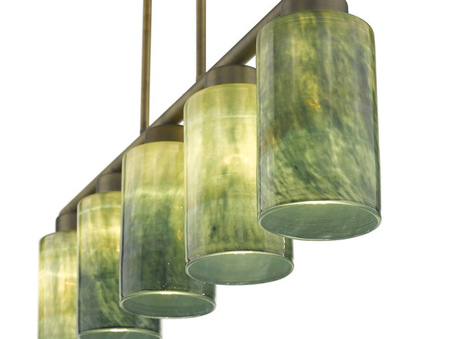 Monet 5-Light Brass Pendant