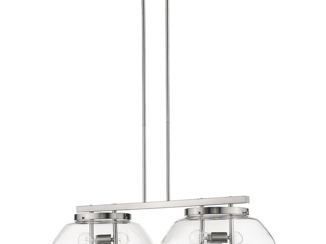 Garner 4-Light Satin Nickel Island Pendant