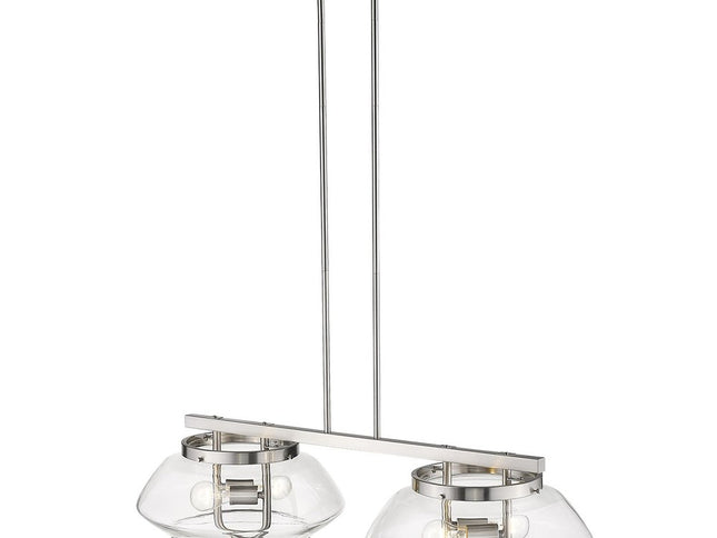 Garner 4-Light Satin Nickel Island Pendant