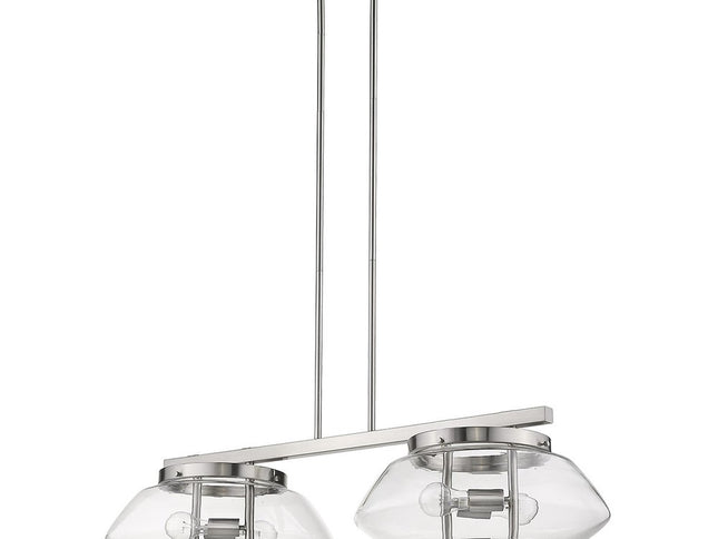 Garner 4-Light Satin Nickel Island Pendant