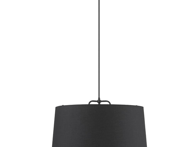 Lamia 3-Light Matte Black Mini Pendant