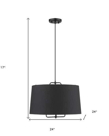 Lamia 3-Light Matte Black Mini Pendant
