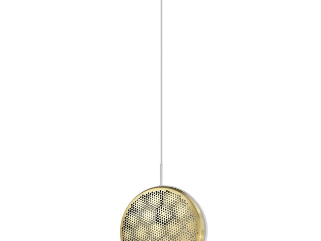 Tholos 1-Light White Pendant