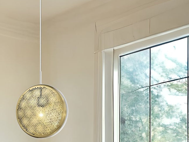 Tholos 1-Light White Pendant