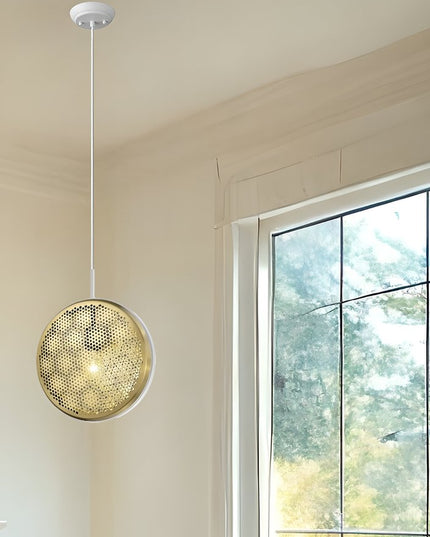 Tholos 1-Light White Pendant