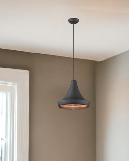 Tholos 1-Light Matte Black Pendant