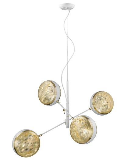 Tholos 4-Light White Pendant