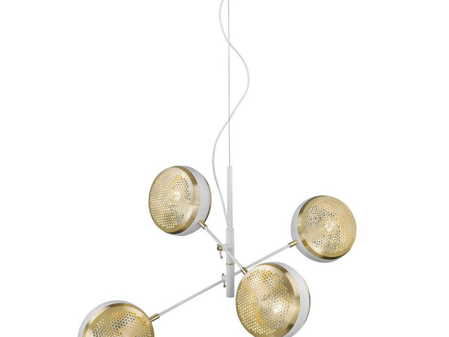 Tholos 4-Light White Pendant
