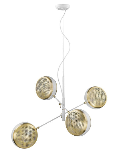 Tholos 4-Light White Pendant