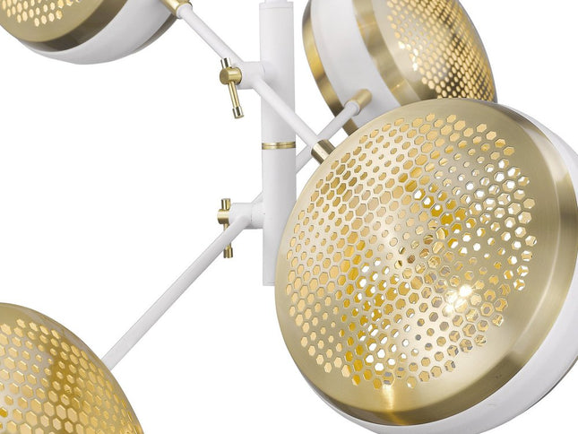 Tholos 4-Light White Pendant