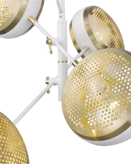 Tholos 4-Light White Pendant