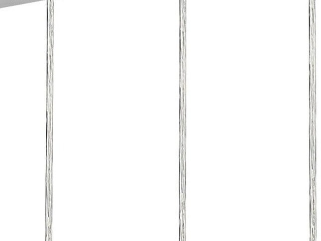 Scope 4-Light Brushed Nickel Pendant Double Glass and Mesh Shades