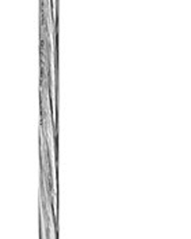 Glass and Silver Mesh Shade Hanging Light