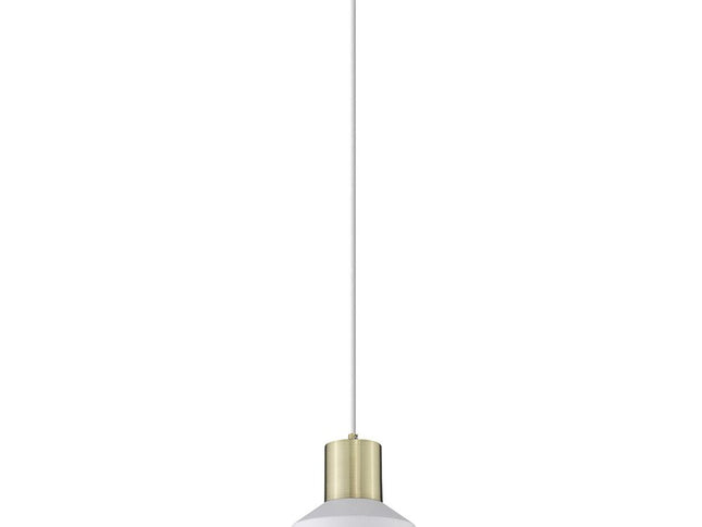 White and Gold Pendant Hanging Light