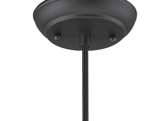 Hedron 1-Light Matte Black Pendant