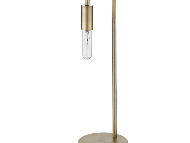 26" Brass Metal Table Lamp